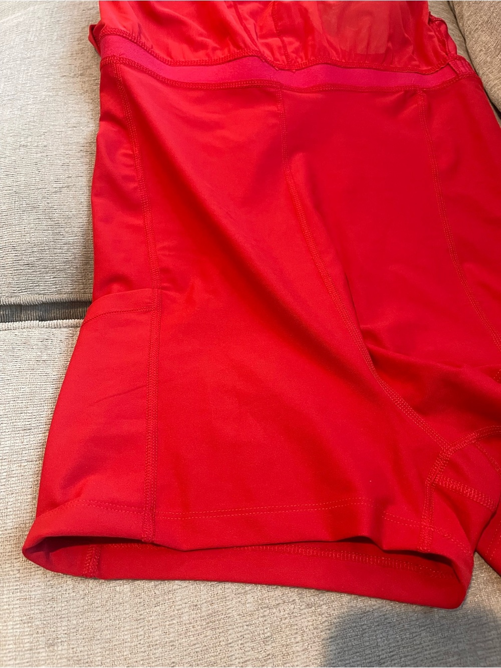 Old Navy Active Red Powersoft Go-Dry Tennis Dress Pickleball Pocket Built in Bra - Picture 10 of 15